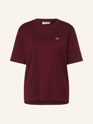 Lacoste T-Shirt rot CIEMNOCZERWONY
