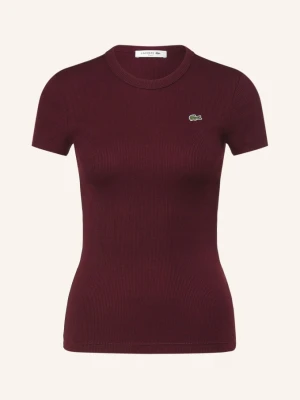Lacoste T-Shirt rot CIEMNOCZERWONY