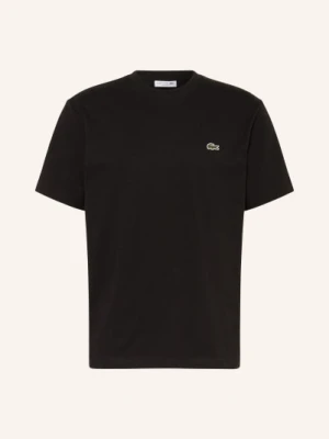Lacoste T-Shirt schwarz CZARNY