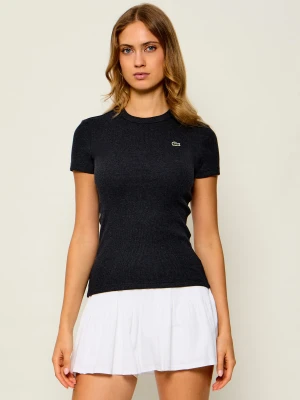 Lacoste T-shirt | Slim Fit grafitowy