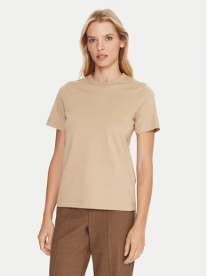 Lacoste T-Shirt TF0355 Beżowy Regular Fit