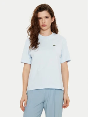 Lacoste T-Shirt TF7215 Błękitny Regular Fit