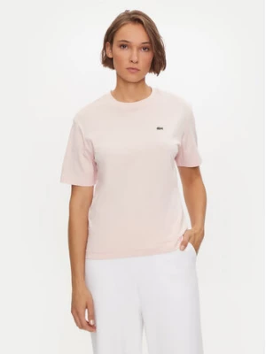 Lacoste T-Shirt TF7215 Różowy Loose Fit