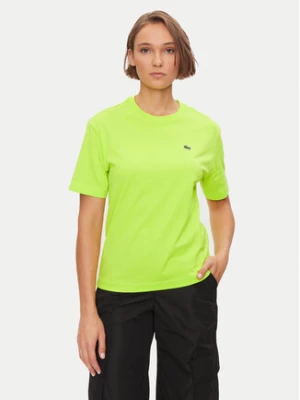 Lacoste T-Shirt TF7215 Żółty Loose Fit