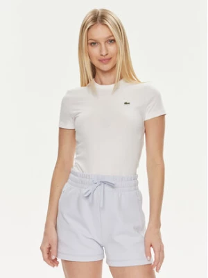 Lacoste T-Shirt TF7218 Biały Slim Fit