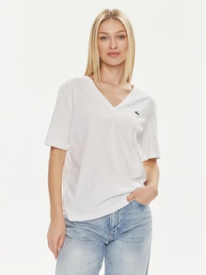 Lacoste T-Shirt TF7300 Biały Regular Fit
