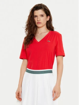 Lacoste T-Shirt TF7300 Czerwony Regular Fit