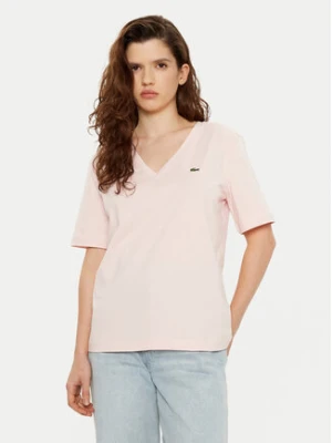 Lacoste T-Shirt TF7300 Różowy Regular Fit