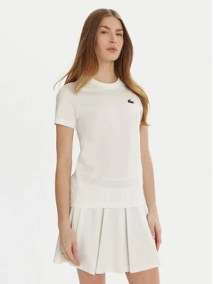 Lacoste T-Shirt TF9246 Biały Slim Fit