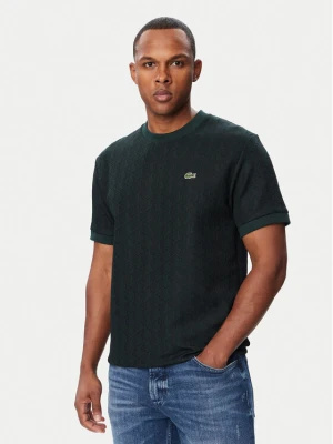 Lacoste T-Shirt TH1197 Zielony ciemny Regular Fit