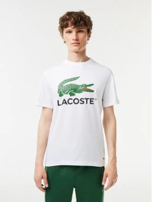 Lacoste T-Shirt TH1285 Biały Regular Fit