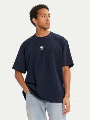 Lacoste T-Shirt TH2739 Granatowy Classic Fit