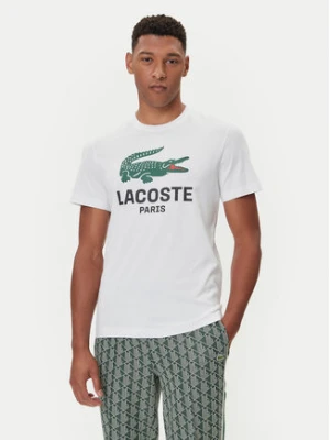 Lacoste T-Shirt TH5634 Biały Regular Fit
