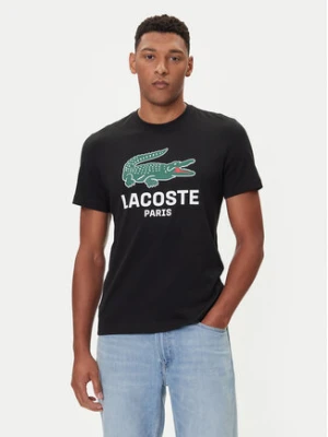 Lacoste T-Shirt TH5634 Czarny Regular Fit