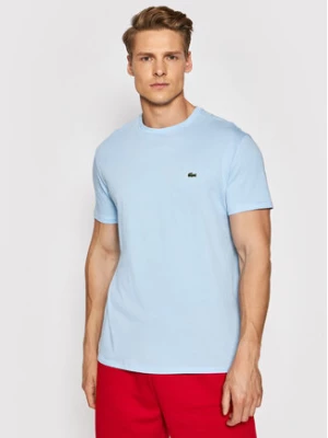 Lacoste T-Shirt TH6709 Niebieski Regular Fit