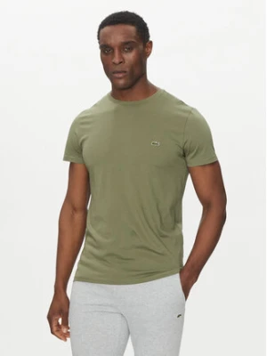 Lacoste T-Shirt TH6709 Zielony Regular Fit