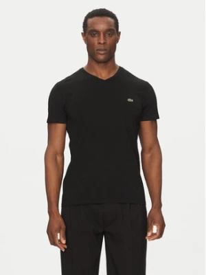 Lacoste T-Shirt TH6710 Czarny Regular Fit