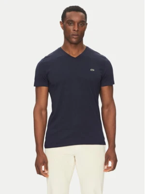 Lacoste T-Shirt TH6710 Granatowy Regular Fit