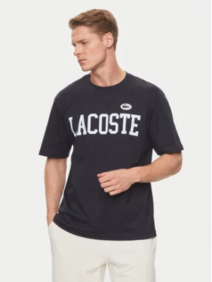 Lacoste T-Shirt TH7411 Granatowy Regular Fit
