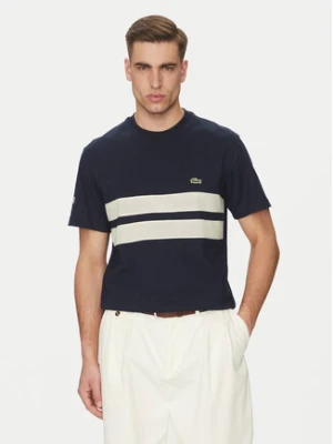 Lacoste T-Shirt TH9769 Granatowy Regular Fit