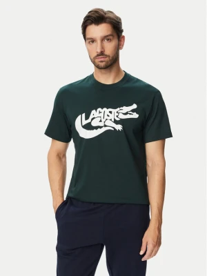 Lacoste T-Shirt TH9990 Zielony ciemny Classic Fit
