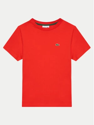 Lacoste T-Shirt TJ1122 Czerwony Regular Fit