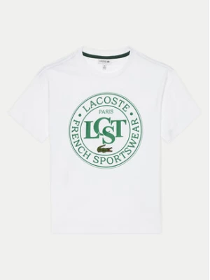 Lacoste T-Shirt TJ2463 Biały Regular Fit