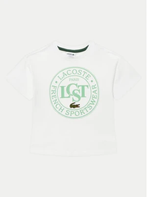 Lacoste T-Shirt TJ2463 Biały Regular Fit