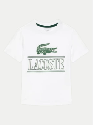 Lacoste T-Shirt TJ3804 Biały Regular Fit