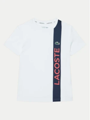 Lacoste T-Shirt TJ8489 Biały Regular Fit