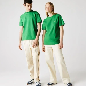 Lacoste T-shirt unisex z okrągłym dekoltem z bawełny organicznej