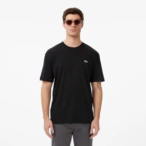 Lacoste T-shirt unisex z okrągłym dekoltem z bawełny organicznej