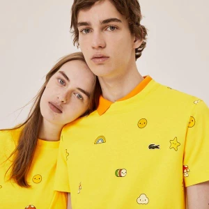 Lacoste T-Shirt x FriendsWithYou Unisex Z Okrągłym Wycięciem Pod Szyją