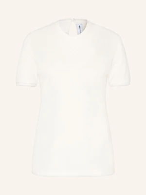 Lacoste T-Shirt Z Tkaniny Piqué weiss BIAŁY