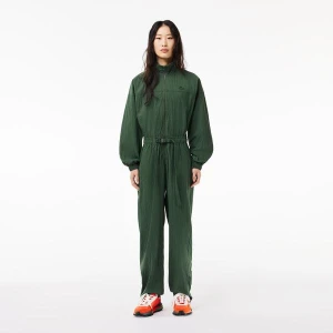 Lacoste Teksturowany kombinezon z paskiem i suwakiem na szyi