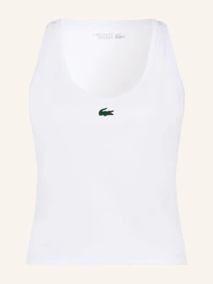 Lacoste Top Funkcyjny weiss BIAŁY