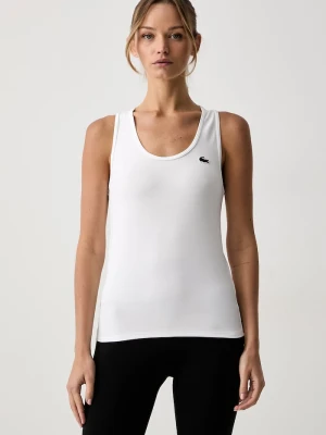 Lacoste top treningowy damski biały