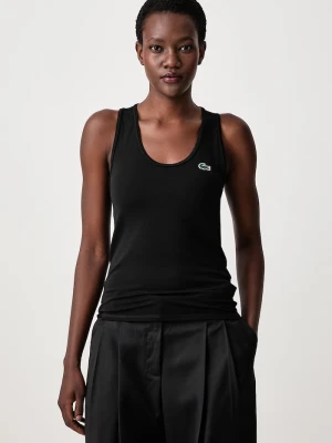 Lacoste top treningowy damski czarny