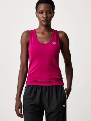 Lacoste top treningowy damski różowy