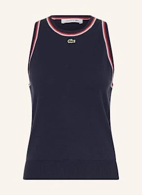 Lacoste Top Z Dzianiny blau