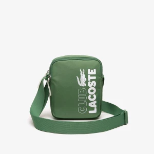 Lacoste torba pionowa unisex Neocroc z logo w kontrastowym kolorze