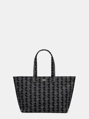 Lacoste torebka bawełniana kolor czarny NU4994PB