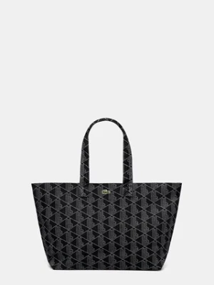 Lacoste torebka bawełniana kolor czarny NU4994PB