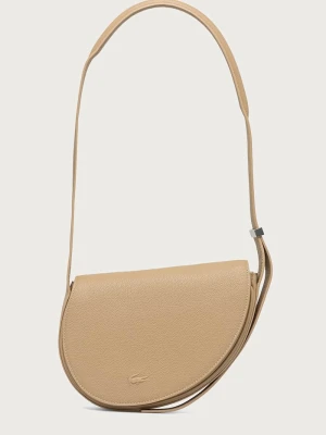Lacoste torebka crossbody damska skórzana beżowy
