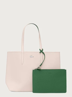Lacoste torebka dwustronna damska różowy