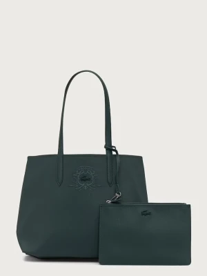 Lacoste torebka dwustronna damska turkusowy