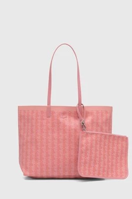 Lacoste torebka kolor różowy