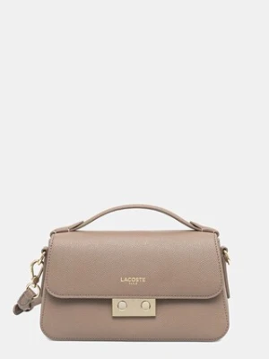 Lacoste torebka skórzana kolor beżowy NF5099PH