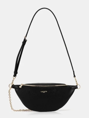 Lacoste torebka skórzana kolor czarny NF5098PH