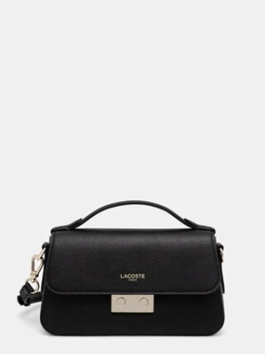 Lacoste torebka skórzana kolor czarny NF5099PH